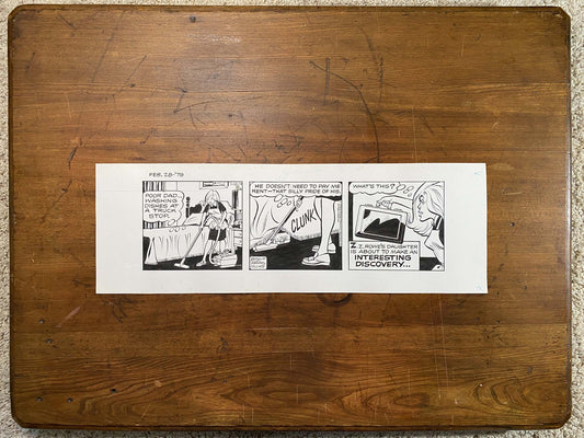 Dick Tracy Daily 2/28/79 Original Art Illustration | Fletcher Studio