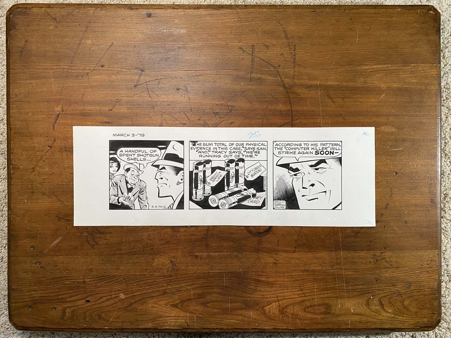 Dick Tracy Daily 3/3/79 Original Art Illustration | Fletcher Studio