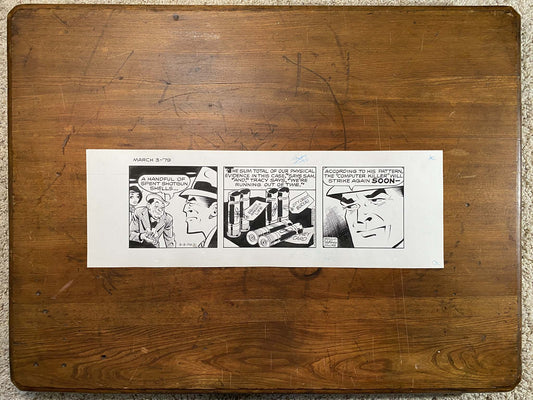 Dick Tracy Daily 3/3/79 Original Art Illustration | Fletcher Studio