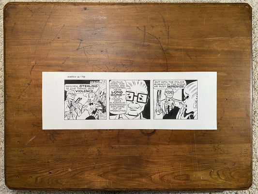Dick Tracy Daily 3/6/79 Original Art Illustration | Fletcher Studio
