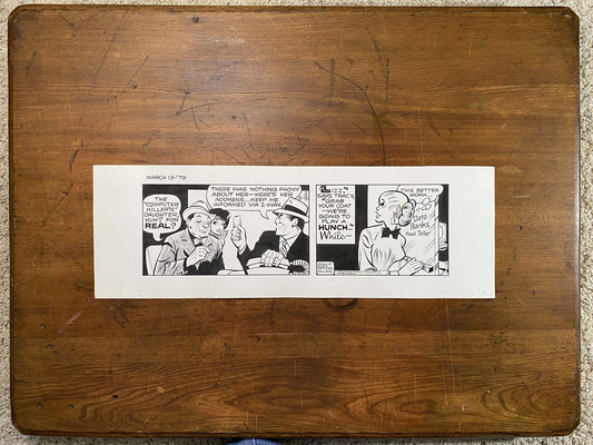Dick Tracy Daily 3/13/79 Original Art Illustration | Fletcher Studio