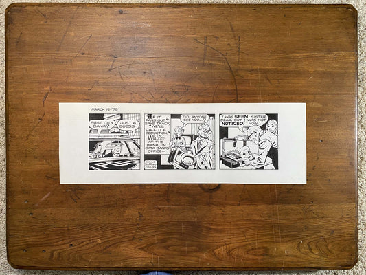 Dick Tracy Daily 3/15/79 Original Art Illustration | Fletcher Studio