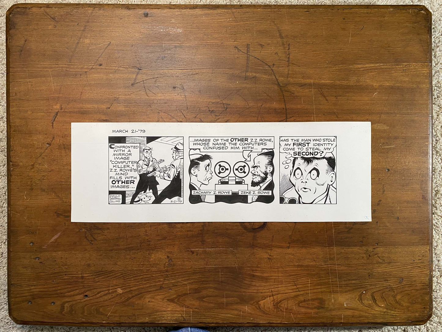Dick Tracy Daily 3/21/79 Original Art Illustration | Fletcher Studio