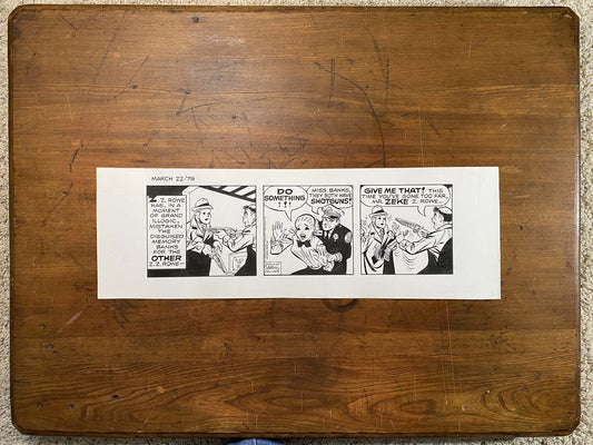 Dick Tracy Daily 3/22/79 Original Art Illustration | Fletcher Studio