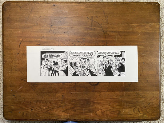 Dick Tracy Daily 3/23/79 Original Art Illustration | Fletcher Studio