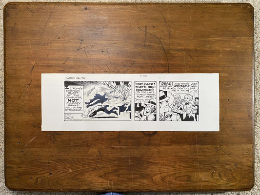 Dick Tracy Daily 3/26/79 Original Art Illustration | Fletcher Studio