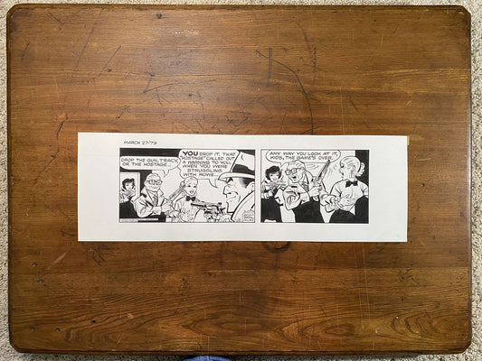 Dick Tracy Daily 3/27/79 Original Art Illustration | Fletcher Studio