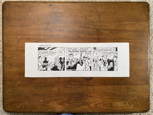 Dick Tracy Daily 3/28/79 Original Art Illustration | Fletcher Studio