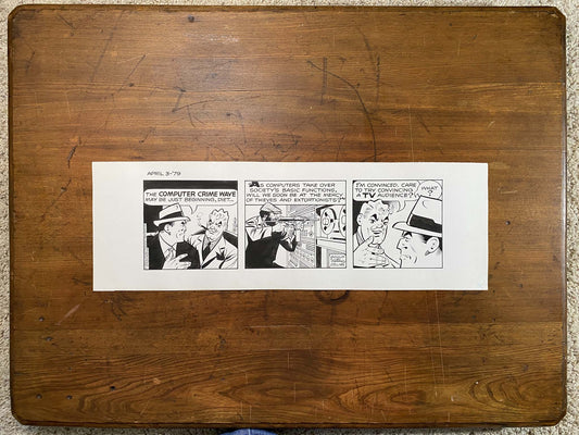 Dick Tracy Daily 4/3/79 Original Art Illustration | Fletcher Studio