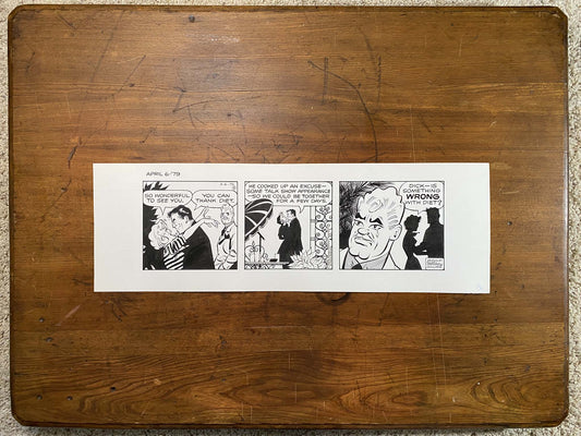 Dick Tracy Daily 4/6/79 Original Art Illustration | Fletcher Studio