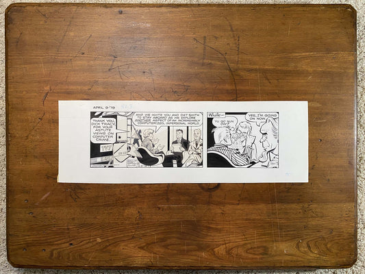 Dick Tracy Daily 4/9/79 Original Art Illustration | Fletcher Studio
