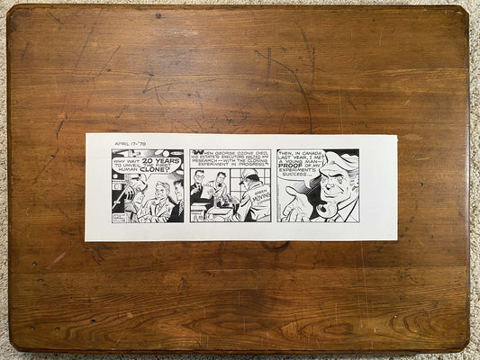 Dick Tracy Daily 4/17/79 Original Art Illustration | Fletcher Studio