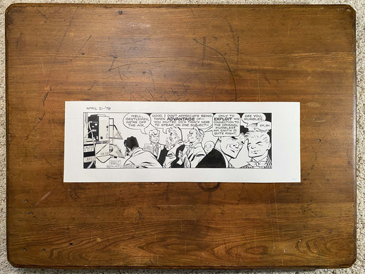 Dick Tracy Daily 4/21/79 Original Art Illustration | Fletcher Studio