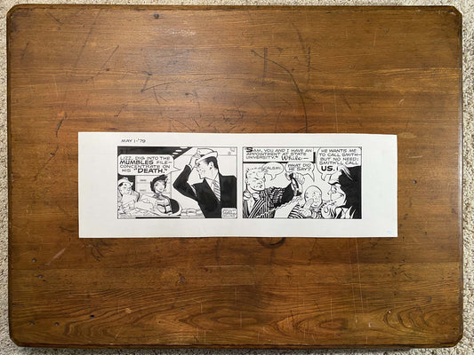 Dick Tracy Daily 5/1/79 Original Art Illustration | Fletcher Studio