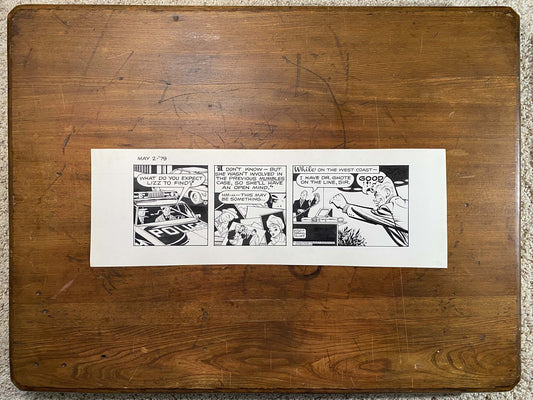 Dick Tracy Daily 5/2/79 Original Art Illustration | Fletcher Studio