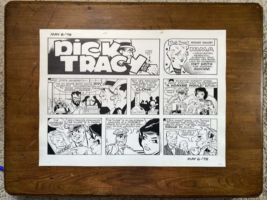 Dick Tracy Sunday 5/6/79 Original Art Illustration | Fletcher Studio