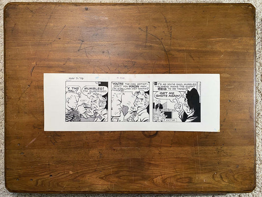 Dick Tracy Daily 5/7/79 Original Art Illustration | Fletcher Studio