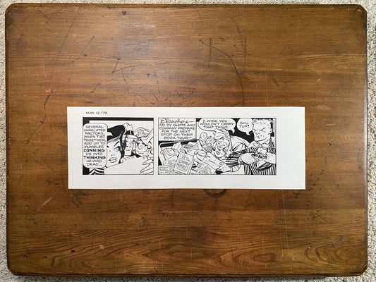 Dick Tracy Daily 5/12/79 Original Art Illustration | Fletcher Studio