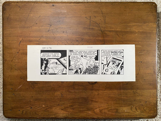 Dick Tracy Daily 5/21/79 Original Art Illustration | Fletcher Studio