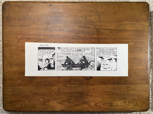 Dick Tracy Daily 5/22/79 Original Art Illustration | Fletcher Studio