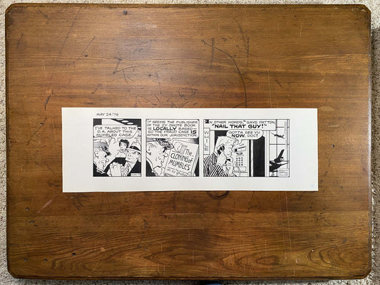 Dick Tracy Daily 5/24/79 Original Art Illustration | Fletcher Studio