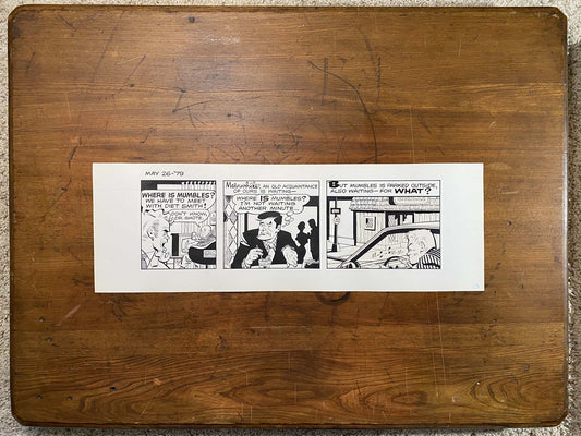 Dick Tracy Daily 5/26/79 Original Art Illustration | Fletcher Studio